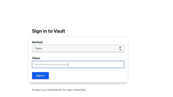 Vault Login Page Vault Login Page