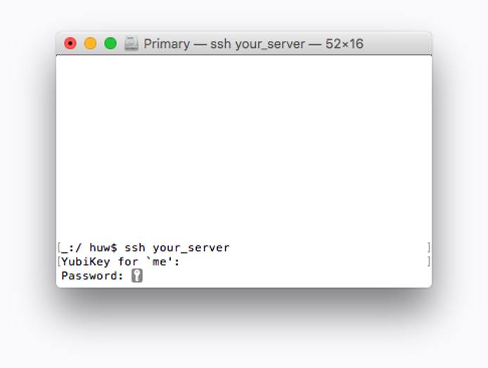 SSH window SSH window