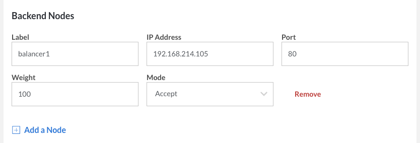 NodeBalancer Configuration in Linode Cloud Manager