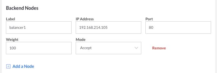 NodeBalancer Configuration in Linode Cloud Manager NodeBalancer Configuration in Linode Cloud Manager