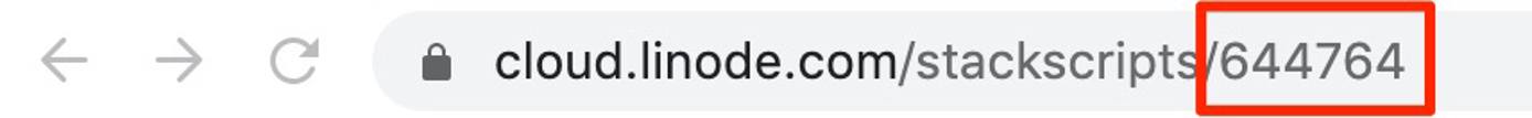 Access a StackScript’s ID number. Access a StackScript’s ID number.